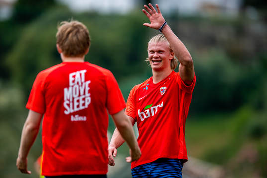 Erling Braut Haaland of the Norwegian national football