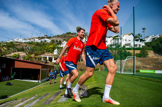 Stefan Strandberg of the Norwegian national football team