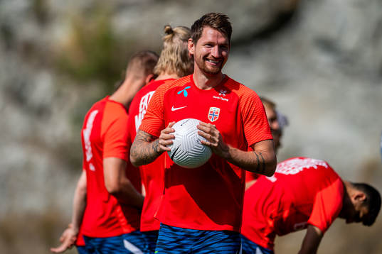 Stefan Strandberg of the Norwegian national football team