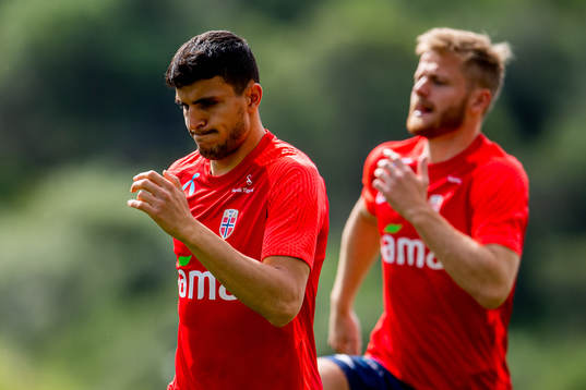 Mohamed Elyounoussi of the Norwegian national football team
