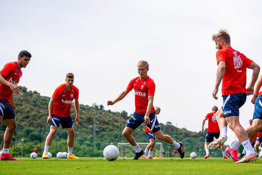Birger Meling of the Norwegian national football team