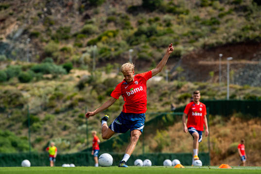 Morten Thorsby of the Norwegian national football team