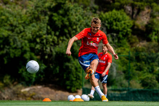 Martin Ødegaard of the Norwegian national football team