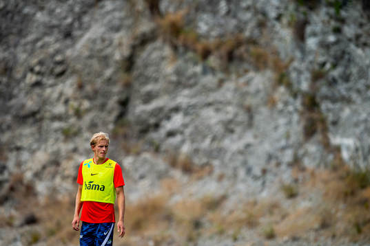 Morten Thorsby of the Norwegian national football team
