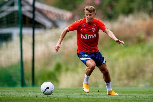 Martin Ødegaard of the Norwegian national football team