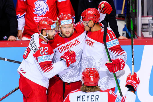 Nicklas Jensen, Markus Lauridsen and Alexander True of