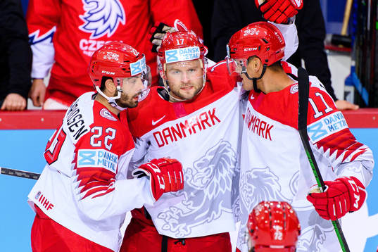 Nicklas Jensen, Markus Lauridsen and Alexander True of