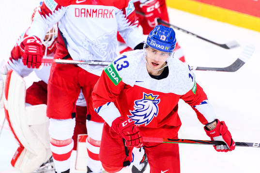 Jakub Vrana of Czech Republic
