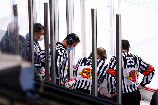 Referees with goal video review