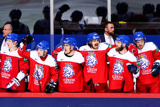 Players of Czech Republic celebrate