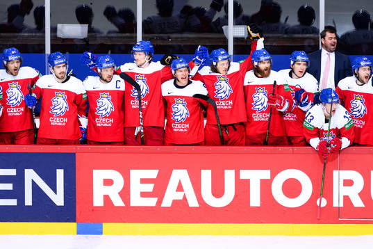 Players of Czech Republic celebrate