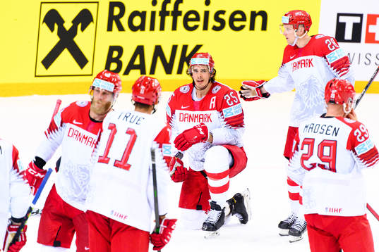 Oliver Lauridsen of Denmark looks dejected