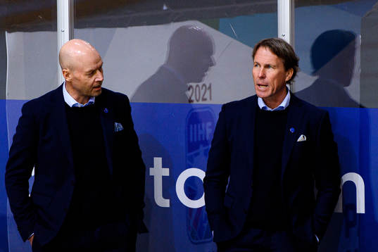 Marcus Ragnarsson, Assistant coach and Johan Garpenlöv,