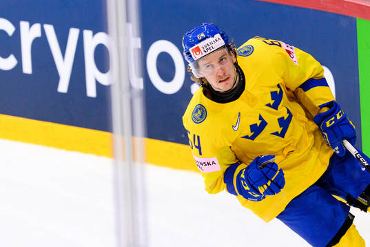 Jonathan Pudas of Sweden celebrate scoring a shootout  goal
