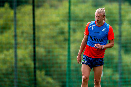 Erling Braut Haaland of the Norwegian national football team