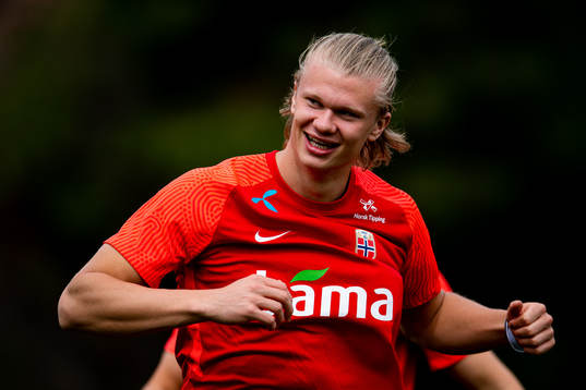 Erling Braut Haaland of the Norwegian national football team