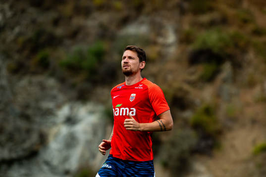 Stefan Strandberg of the Norwegian national football team