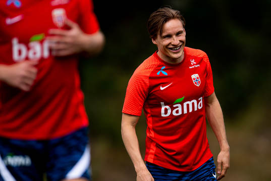 Jonas Svensson of the Norwegian national football team