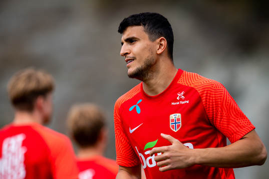 Mohamed Elyounoussi of the Norwegian national football team