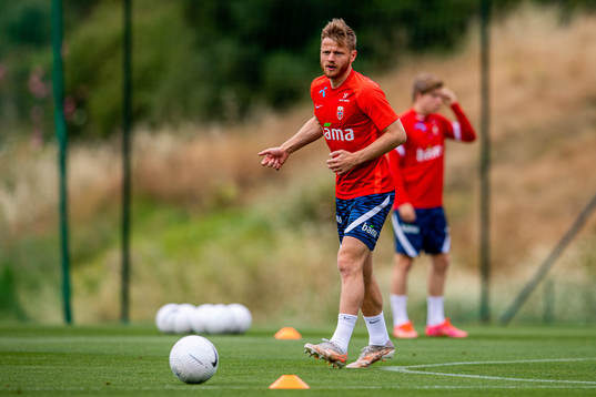 Fredrik Midtsjø of the Norwegian national football team