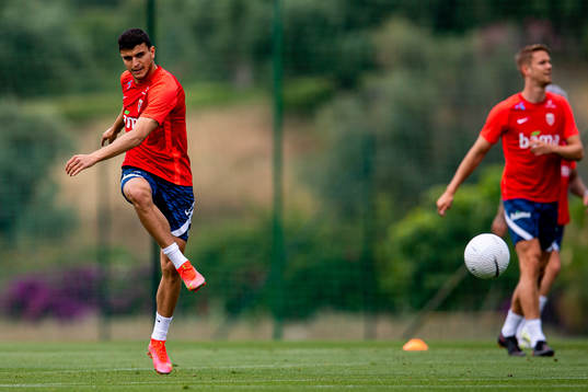 Mohamed Elyounoussi of the Norwegian national football team