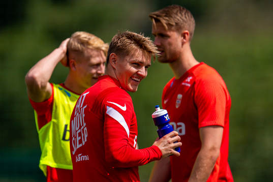 Martin Ødegaard of the Norwegian national football team