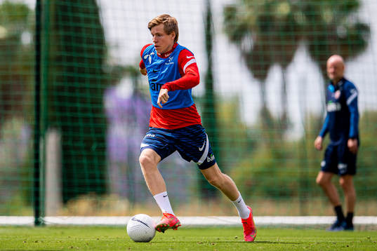 Jens Petter Hauge of the Norwegian national football team