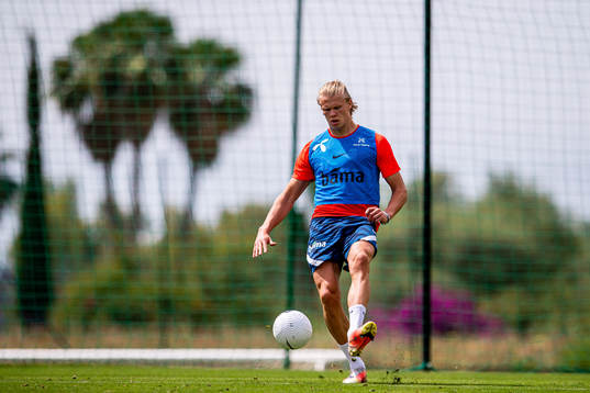 Erling Braut Haaland of the Norwegian national football team
