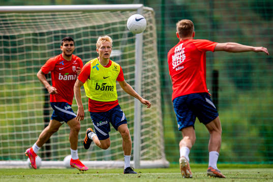 Birger Meling of the Norwegian national football team