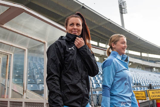 Malmö FFs Malin Gunnarsson och Elvira Ramel