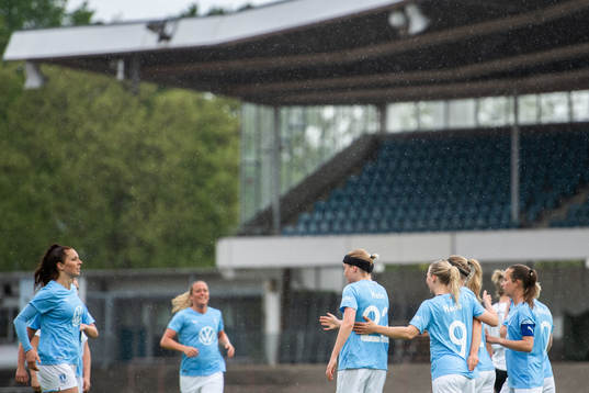 Malmö FFs spelare jublar