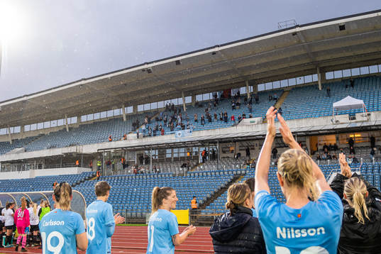 Malmö FFs spelare tackar publiken