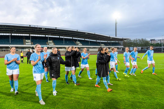 Malmö FFs spelare tackar publiken