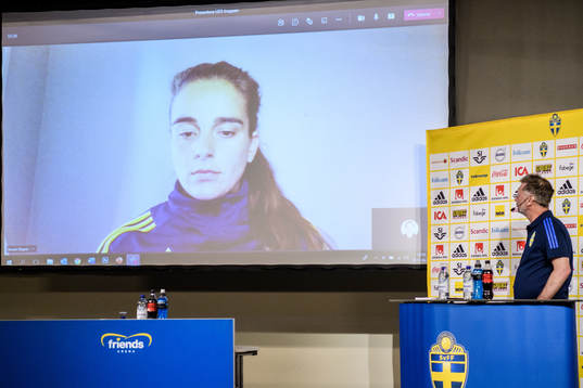 U23-landslagets förbundskapten Reneé Slegers