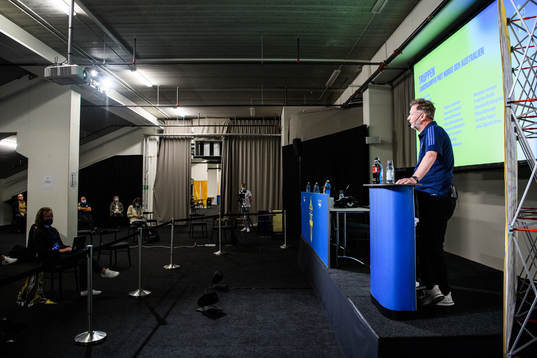 Sveriges förbundskapten Peter Gerhardsson