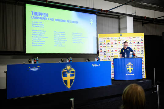 Sveriges förbundskapten Peter Gerhardsson