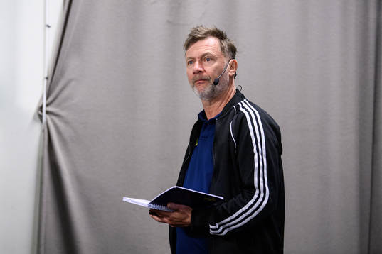 Sveriges förbundskapten Peter Gerhardsson