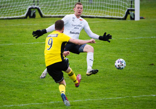 IFK Hässleholms Max i träningsmatchen mellan IFK