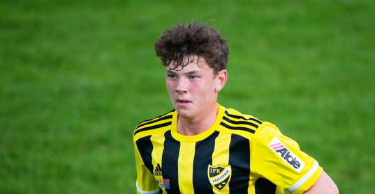IFK Hässleholms Max Nilsson i träningsmatchen mellan IFK