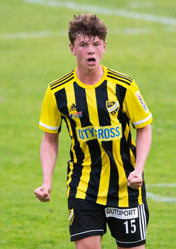 IFK Hässleholms Max Nilsson har kvitterat till 1-1 i