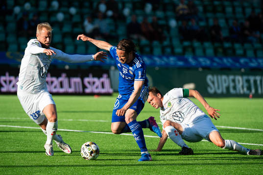 Sundsvalls Linus Hallenius och Jönköpings Jesper Svensson