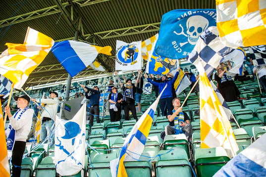 under fotbollsmatchen i Superettan mellan GIF Sundsvall och