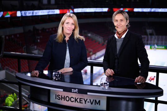 Maria Wallberg and Maria Rooth of Swedish broadcaster SVT