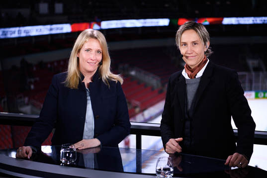 Maria Wallberg and Maria Rooth of Swedish broadcaster SVT