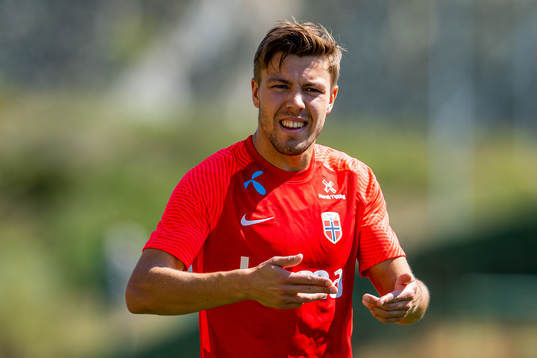Fredrik Bjørkan of the Norwegian national football team