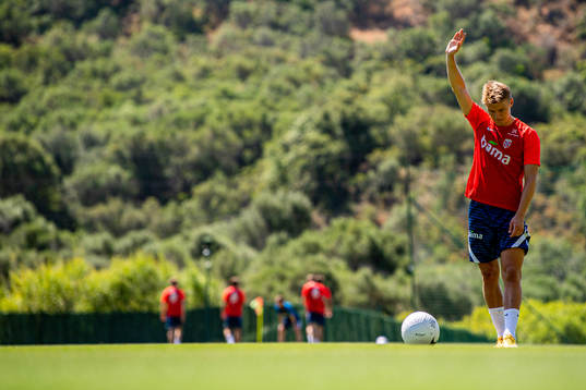 Martin Ødegaard of the Norwegian national football team
