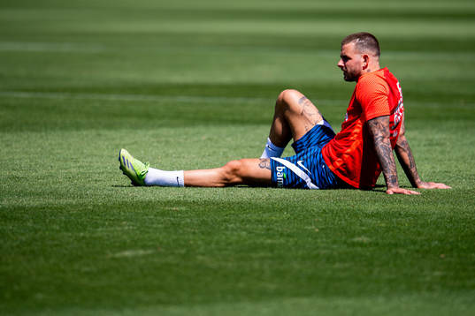 Aron Dønnum of the Norwegian national football team