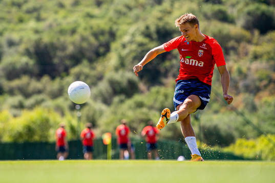 Martin Ødegaard of the Norwegian national football team