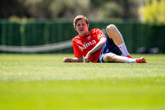 Jens Petter Hauge of the Norwegian national football team