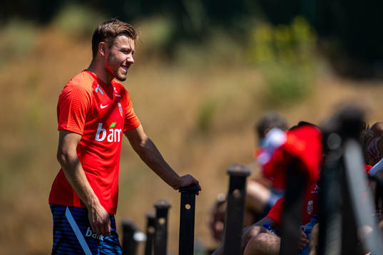 Fredrik André Bjørkan of the Norwegian national football